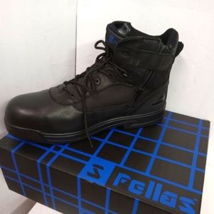 S Fellas Leather Thunderbolt Work Safety Boot Waterproof Grip Size 13 NEW